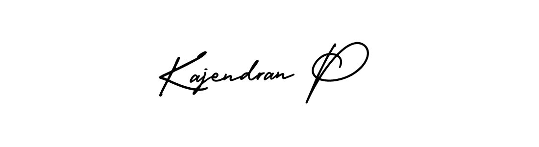 if you are searching for the best signature style for your name Kajendran P. so please give up your signature search. here we have designed multiple signature styles  using AmerikaSignatureDemo-Regular. Kajendran P signature style 3 images and pictures png