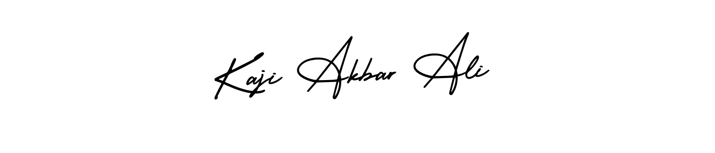 This is the best signature style for the Kaji Akbar Ali name. Also you like these signature font (AmerikaSignatureDemo-Regular). Mix name signature. Kaji Akbar Ali signature style 3 images and pictures png