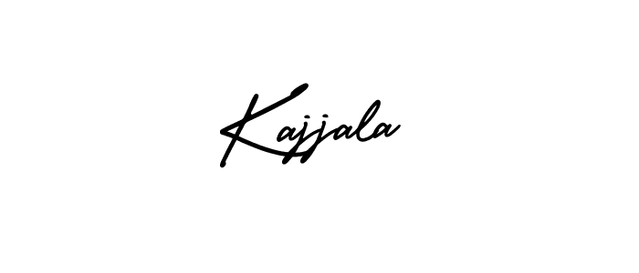 Create a beautiful signature design for name Kajjala. With this signature (AmerikaSignatureDemo-Regular) fonts, you can make a handwritten signature for free. Kajjala signature style 3 images and pictures png