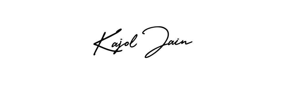 AmerikaSignatureDemo-Regular is a professional signature style that is perfect for those who want to add a touch of class to their signature. It is also a great choice for those who want to make their signature more unique. Get Kajol Jain name to fancy signature for free. Kajol Jain signature style 3 images and pictures png