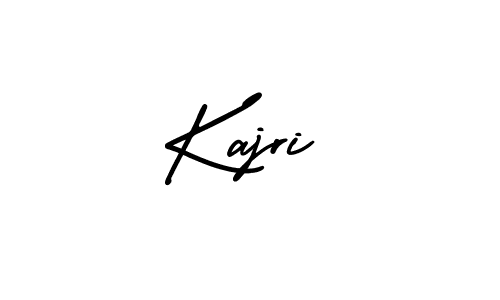 How to make Kajri signature? AmerikaSignatureDemo-Regular is a professional autograph style. Create handwritten signature for Kajri name. Kajri signature style 3 images and pictures png