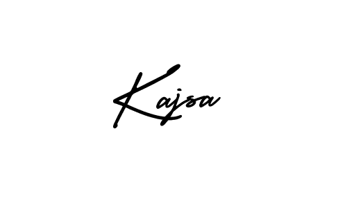 It looks lik you need a new signature style for name Kajsa. Design unique handwritten (AmerikaSignatureDemo-Regular) signature with our free signature maker in just a few clicks. Kajsa signature style 3 images and pictures png