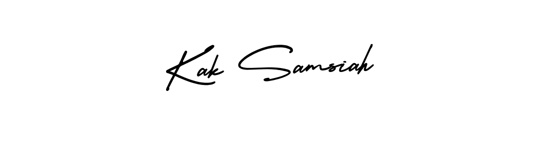 Check out images of Autograph of Kak Samsiah name. Actor Kak Samsiah Signature Style. AmerikaSignatureDemo-Regular is a professional sign style online. Kak Samsiah signature style 3 images and pictures png