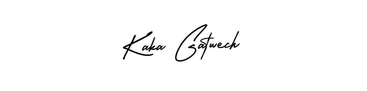Also You can easily find your signature by using the search form. We will create Kaka Gatwech name handwritten signature images for you free of cost using AmerikaSignatureDemo-Regular sign style. Kaka Gatwech signature style 3 images and pictures png