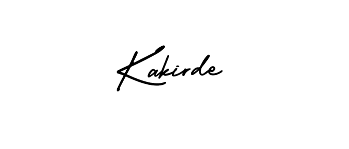 Use a signature maker to create a handwritten signature online. With this signature software, you can design (AmerikaSignatureDemo-Regular) your own signature for name Kakirde. Kakirde signature style 3 images and pictures png