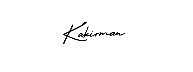 Design your own signature with our free online signature maker. With this signature software, you can create a handwritten (AmerikaSignatureDemo-Regular) signature for name Kakirman. Kakirman signature style 3 images and pictures png