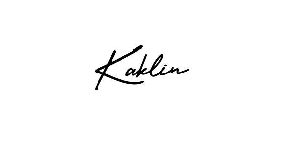 Create a beautiful signature design for name Kaklin. With this signature (AmerikaSignatureDemo-Regular) fonts, you can make a handwritten signature for free. Kaklin signature style 3 images and pictures png