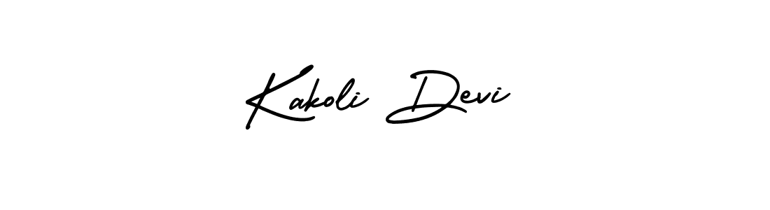 Make a beautiful signature design for name Kakoli Devi. With this signature (AmerikaSignatureDemo-Regular) style, you can create a handwritten signature for free. Kakoli Devi signature style 3 images and pictures png