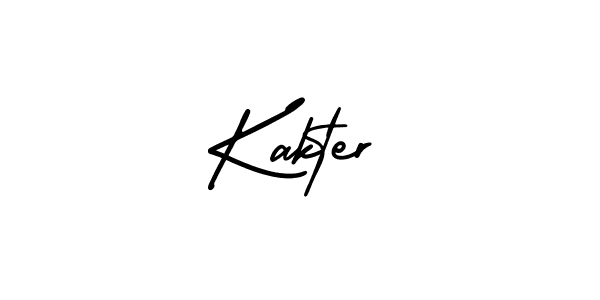 It looks lik you need a new signature style for name Kakter. Design unique handwritten (AmerikaSignatureDemo-Regular) signature with our free signature maker in just a few clicks. Kakter signature style 3 images and pictures png