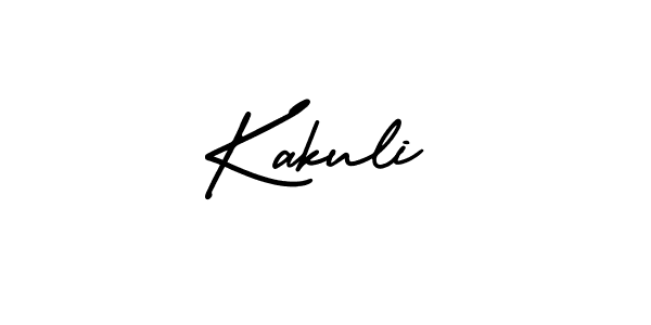 Use a signature maker to create a handwritten signature online. With this signature software, you can design (AmerikaSignatureDemo-Regular) your own signature for name Kakuli. Kakuli signature style 3 images and pictures png