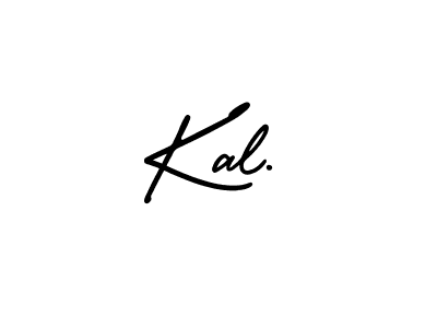 Make a beautiful signature design for name Kal.. With this signature (AmerikaSignatureDemo-Regular) style, you can create a handwritten signature for free. Kal. signature style 3 images and pictures png