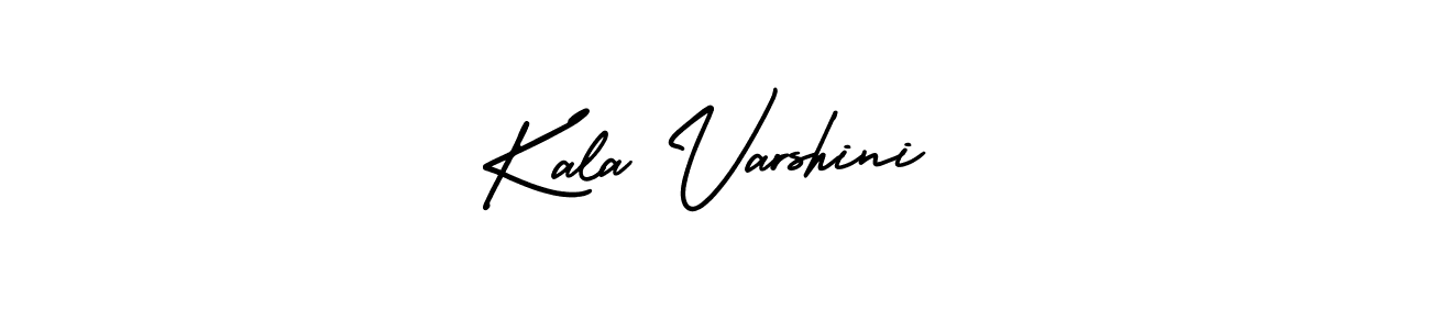 This is the best signature style for the Kala Varshini name. Also you like these signature font (AmerikaSignatureDemo-Regular). Mix name signature. Kala Varshini signature style 3 images and pictures png