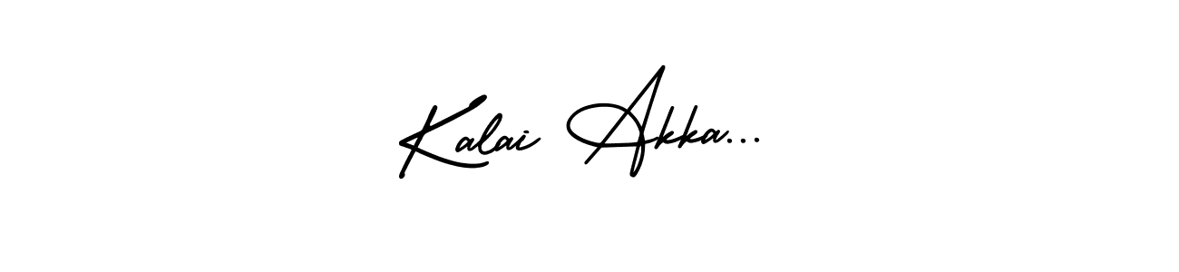 Also we have Kalai Akka... name is the best signature style. Create professional handwritten signature collection using AmerikaSignatureDemo-Regular autograph style. Kalai Akka... signature style 3 images and pictures png
