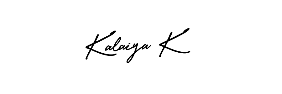 Check out images of Autograph of Kalaiya K name. Actor Kalaiya K Signature Style. AmerikaSignatureDemo-Regular is a professional sign style online. Kalaiya K signature style 3 images and pictures png