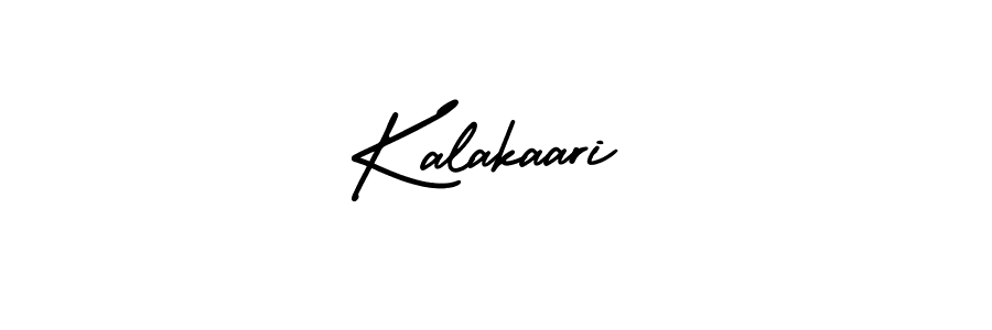 How to make Kalakaari name signature. Use AmerikaSignatureDemo-Regular style for creating short signs online. This is the latest handwritten sign. Kalakaari signature style 3 images and pictures png