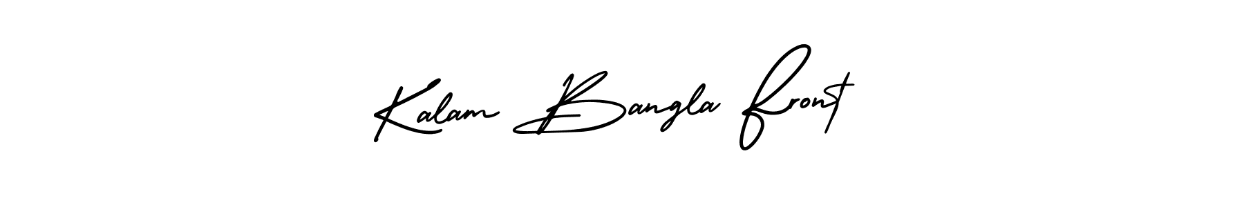 Create a beautiful signature design for name Kalam Bangla Front. With this signature (AmerikaSignatureDemo-Regular) fonts, you can make a handwritten signature for free. Kalam Bangla Front signature style 3 images and pictures png