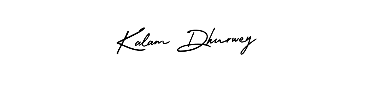 How to make Kalam Dhurwey name signature. Use AmerikaSignatureDemo-Regular style for creating short signs online. This is the latest handwritten sign. Kalam Dhurwey signature style 3 images and pictures png