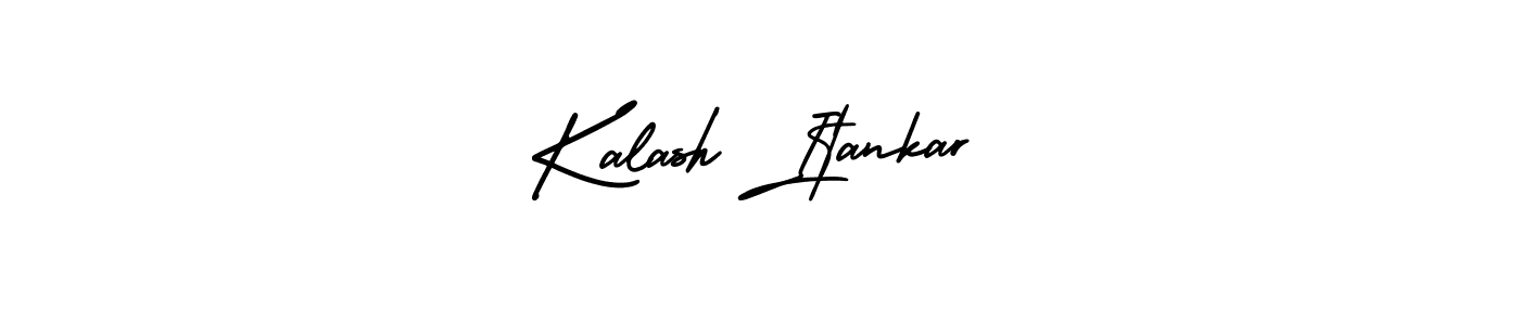 How to Draw Kalash Itankar signature style? AmerikaSignatureDemo-Regular is a latest design signature styles for name Kalash Itankar. Kalash Itankar signature style 3 images and pictures png
