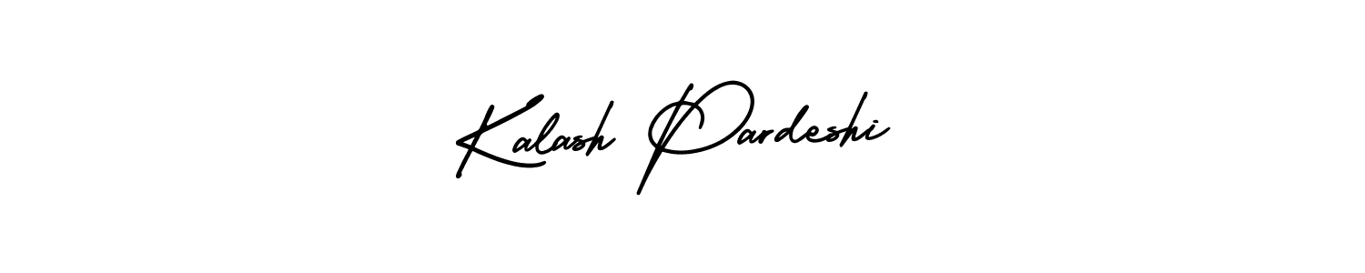 Design your own signature with our free online signature maker. With this signature software, you can create a handwritten (AmerikaSignatureDemo-Regular) signature for name Kalash Pardeshi. Kalash Pardeshi signature style 3 images and pictures png