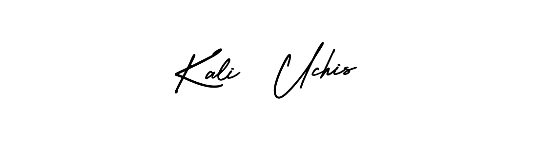 The best way (AmerikaSignatureDemo-Regular) to make a short signature is to pick only two or three words in your name. The name Kali  Uchis include a total of six letters. For converting this name. Kali  Uchis signature style 3 images and pictures png