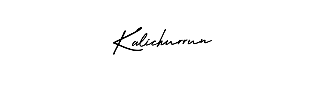 AmerikaSignatureDemo-Regular is a professional signature style that is perfect for those who want to add a touch of class to their signature. It is also a great choice for those who want to make their signature more unique. Get Kalichurrun name to fancy signature for free. Kalichurrun signature style 3 images and pictures png