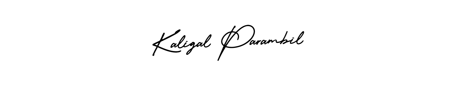 How to Draw Kaligal Parambil signature style? AmerikaSignatureDemo-Regular is a latest design signature styles for name Kaligal Parambil. Kaligal Parambil signature style 3 images and pictures png