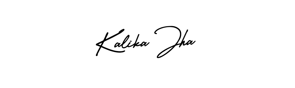 Design your own signature with our free online signature maker. With this signature software, you can create a handwritten (AmerikaSignatureDemo-Regular) signature for name Kalika Jha. Kalika Jha signature style 3 images and pictures png
