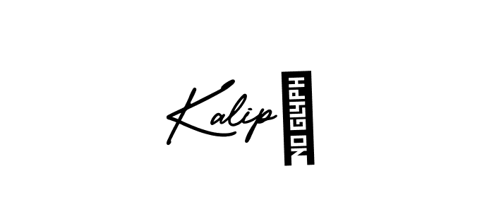 You should practise on your own different ways (AmerikaSignatureDemo-Regular) to write your name (Kalipè) in signature. don't let someone else do it for you. Kalipè signature style 3 images and pictures png