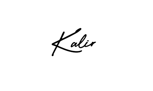 How to make Kalir name signature. Use AmerikaSignatureDemo-Regular style for creating short signs online. This is the latest handwritten sign. Kalir signature style 3 images and pictures png