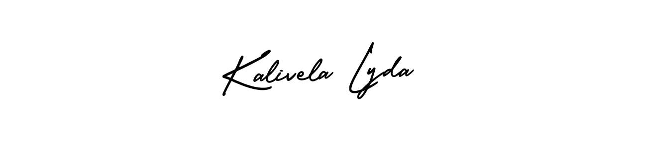 Make a short Kalivela Lyda signature style. Manage your documents anywhere anytime using AmerikaSignatureDemo-Regular. Create and add eSignatures, submit forms, share and send files easily. Kalivela Lyda signature style 3 images and pictures png