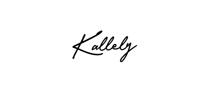 Use a signature maker to create a handwritten signature online. With this signature software, you can design (AmerikaSignatureDemo-Regular) your own signature for name Kallely. Kallely signature style 3 images and pictures png