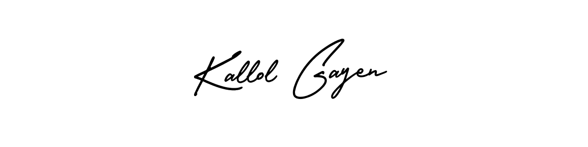 Check out images of Autograph of Kallol Gayen name. Actor Kallol Gayen Signature Style. AmerikaSignatureDemo-Regular is a professional sign style online. Kallol Gayen signature style 3 images and pictures png