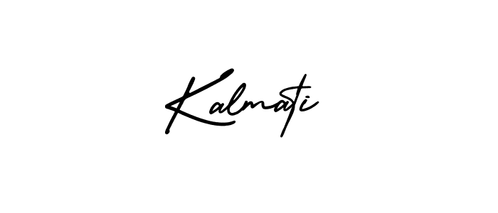Create a beautiful signature design for name Kalmati. With this signature (AmerikaSignatureDemo-Regular) fonts, you can make a handwritten signature for free. Kalmati signature style 3 images and pictures png