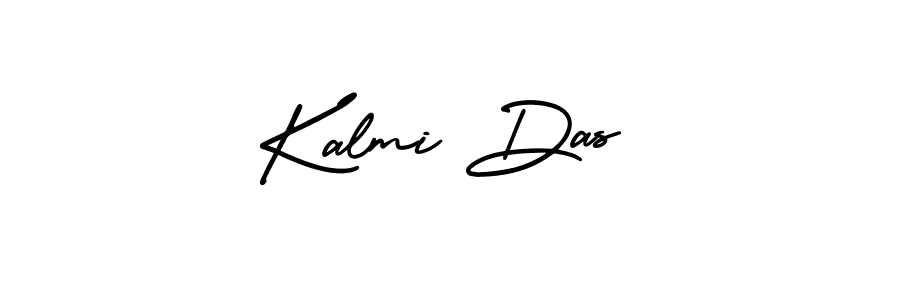 Use a signature maker to create a handwritten signature online. With this signature software, you can design (AmerikaSignatureDemo-Regular) your own signature for name Kalmi Das. Kalmi Das signature style 3 images and pictures png