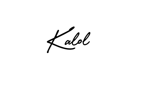 How to make Kalol signature? AmerikaSignatureDemo-Regular is a professional autograph style. Create handwritten signature for Kalol name. Kalol signature style 3 images and pictures png