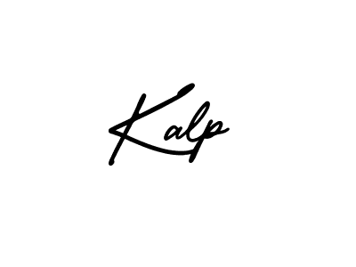 Kalp stylish signature style. Best Handwritten Sign (AmerikaSignatureDemo-Regular) for my name. Handwritten Signature Collection Ideas for my name Kalp. Kalp signature style 3 images and pictures png