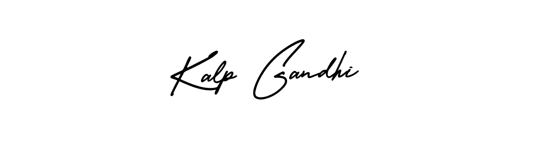 Create a beautiful signature design for name Kalp Gandhi. With this signature (AmerikaSignatureDemo-Regular) fonts, you can make a handwritten signature for free. Kalp Gandhi signature style 3 images and pictures png