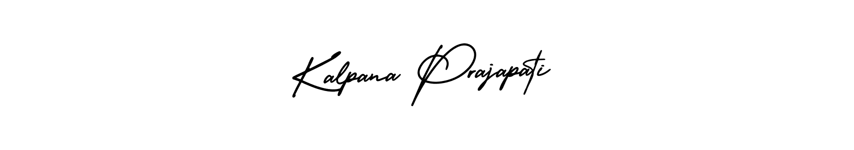 Make a beautiful signature design for name Kalpana Prajapati. With this signature (AmerikaSignatureDemo-Regular) style, you can create a handwritten signature for free. Kalpana Prajapati signature style 3 images and pictures png