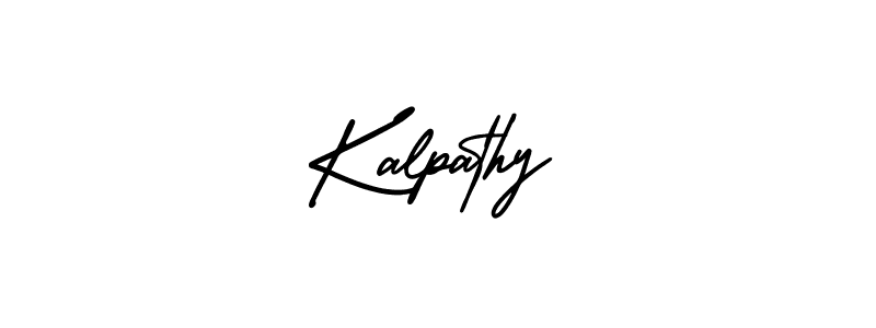 You should practise on your own different ways (AmerikaSignatureDemo-Regular) to write your name (Kalpathy) in signature. don't let someone else do it for you. Kalpathy signature style 3 images and pictures png