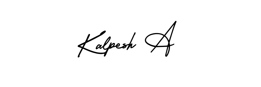 Create a beautiful signature design for name Kalpesh A. With this signature (AmerikaSignatureDemo-Regular) fonts, you can make a handwritten signature for free. Kalpesh A signature style 3 images and pictures png