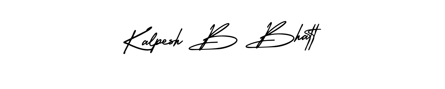 Make a beautiful signature design for name Kalpesh B Bhatt. Use this online signature maker to create a handwritten signature for free. Kalpesh B Bhatt signature style 3 images and pictures png