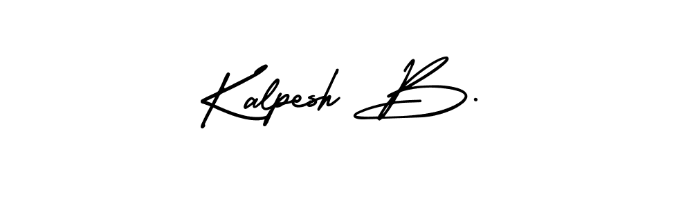 It looks lik you need a new signature style for name Kalpesh B.. Design unique handwritten (AmerikaSignatureDemo-Regular) signature with our free signature maker in just a few clicks. Kalpesh B. signature style 3 images and pictures png