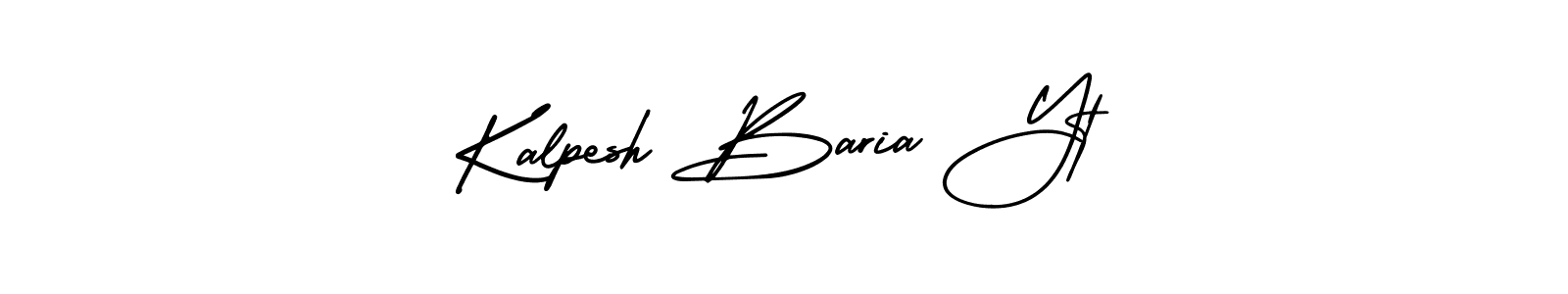 Also You can easily find your signature by using the search form. We will create Kalpesh Baria Yt name handwritten signature images for you free of cost using AmerikaSignatureDemo-Regular sign style. Kalpesh Baria Yt signature style 3 images and pictures png