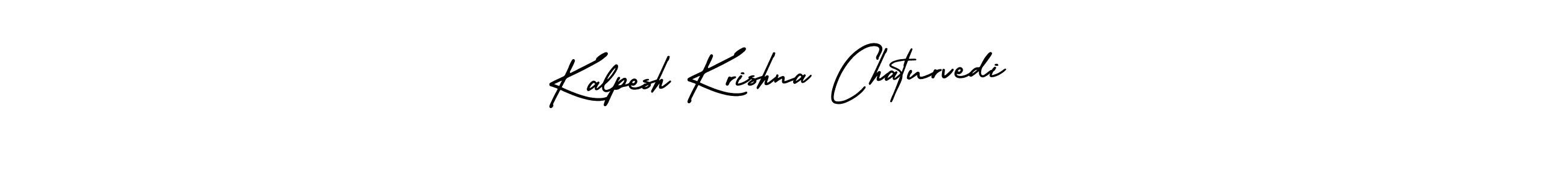 How to make Kalpesh Krishna Chaturvedi signature? AmerikaSignatureDemo-Regular is a professional autograph style. Create handwritten signature for Kalpesh Krishna Chaturvedi name. Kalpesh Krishna Chaturvedi signature style 3 images and pictures png