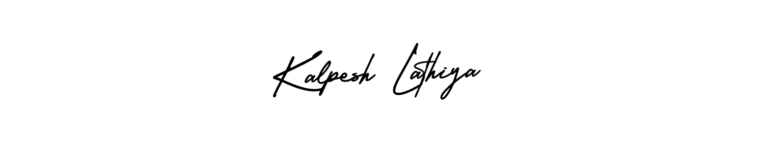 How to make Kalpesh Lathiya signature? AmerikaSignatureDemo-Regular is a professional autograph style. Create handwritten signature for Kalpesh Lathiya name. Kalpesh Lathiya signature style 3 images and pictures png