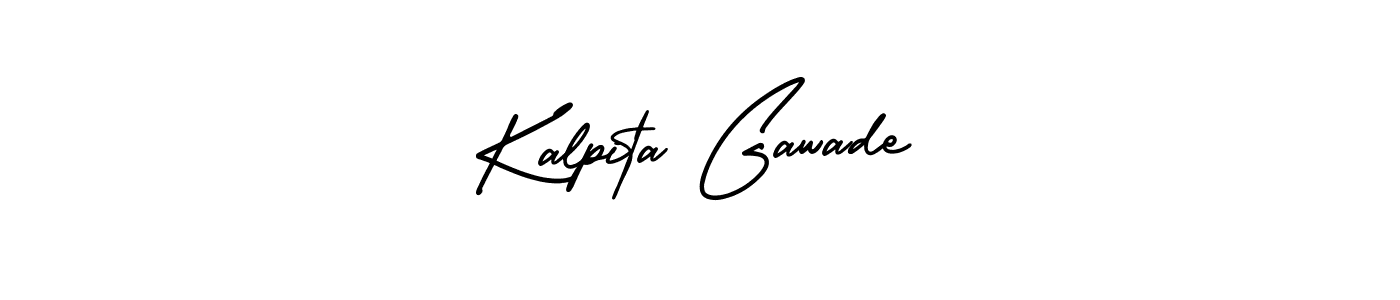 if you are searching for the best signature style for your name Kalpita Gawade. so please give up your signature search. here we have designed multiple signature styles  using AmerikaSignatureDemo-Regular. Kalpita Gawade signature style 3 images and pictures png