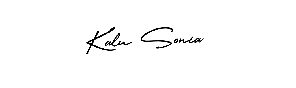 How to Draw Kalu Sonia signature style? AmerikaSignatureDemo-Regular is a latest design signature styles for name Kalu Sonia. Kalu Sonia signature style 3 images and pictures png