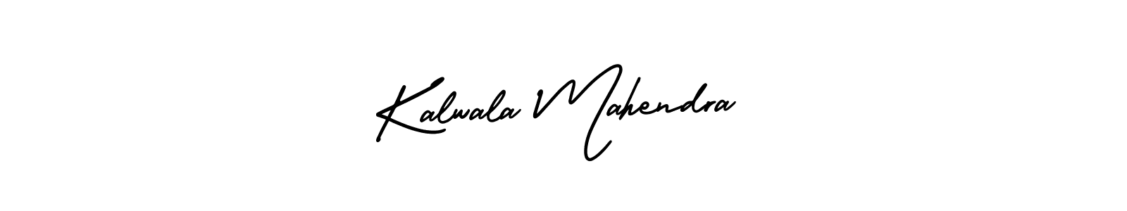 Make a beautiful signature design for name Kalwala Mahendra. With this signature (AmerikaSignatureDemo-Regular) style, you can create a handwritten signature for free. Kalwala Mahendra signature style 3 images and pictures png
