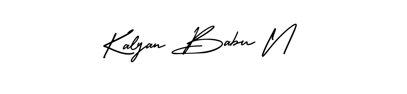 Make a short Kalyan Babu N signature style. Manage your documents anywhere anytime using AmerikaSignatureDemo-Regular. Create and add eSignatures, submit forms, share and send files easily. Kalyan Babu N signature style 3 images and pictures png