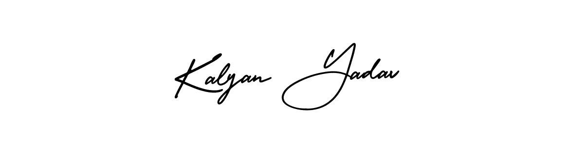 How to Draw Kalyan Yadav signature style? AmerikaSignatureDemo-Regular is a latest design signature styles for name Kalyan Yadav. Kalyan Yadav signature style 3 images and pictures png